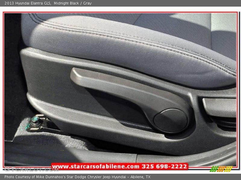 Midnight Black / Gray 2013 Hyundai Elantra GLS