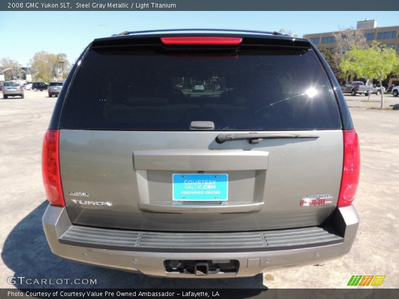 Steel Gray Metallic / Light Titanium 2008 GMC Yukon SLT