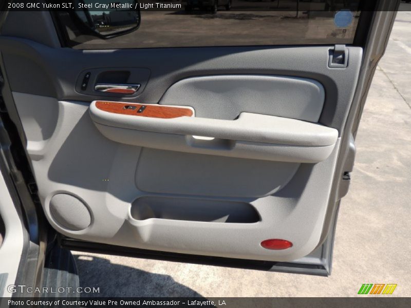 Steel Gray Metallic / Light Titanium 2008 GMC Yukon SLT