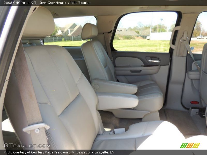 Steel Gray Metallic / Light Titanium 2008 GMC Yukon SLT