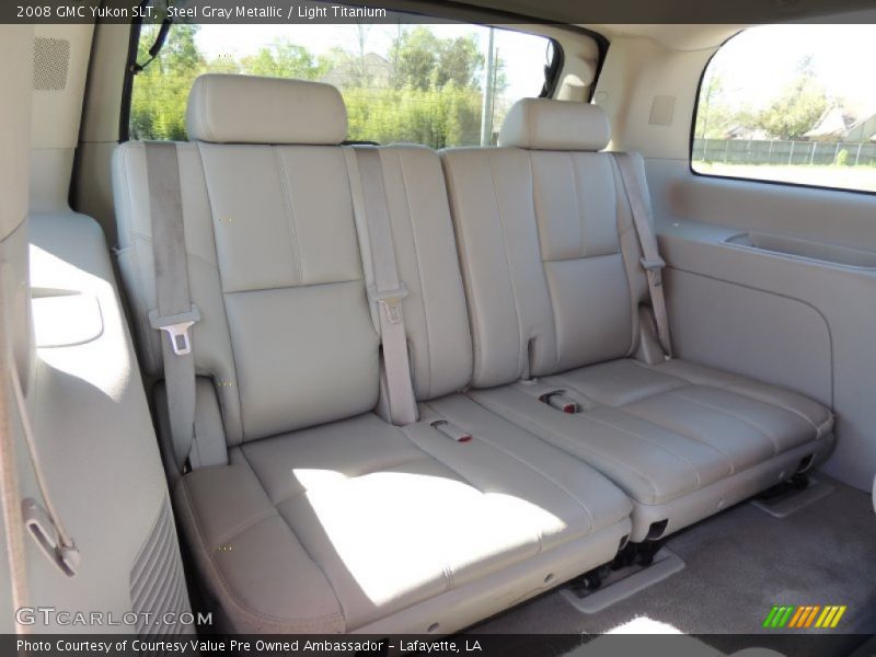 Steel Gray Metallic / Light Titanium 2008 GMC Yukon SLT