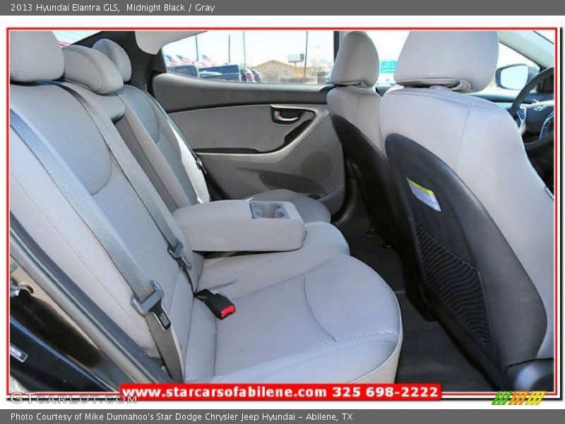 Midnight Black / Gray 2013 Hyundai Elantra GLS