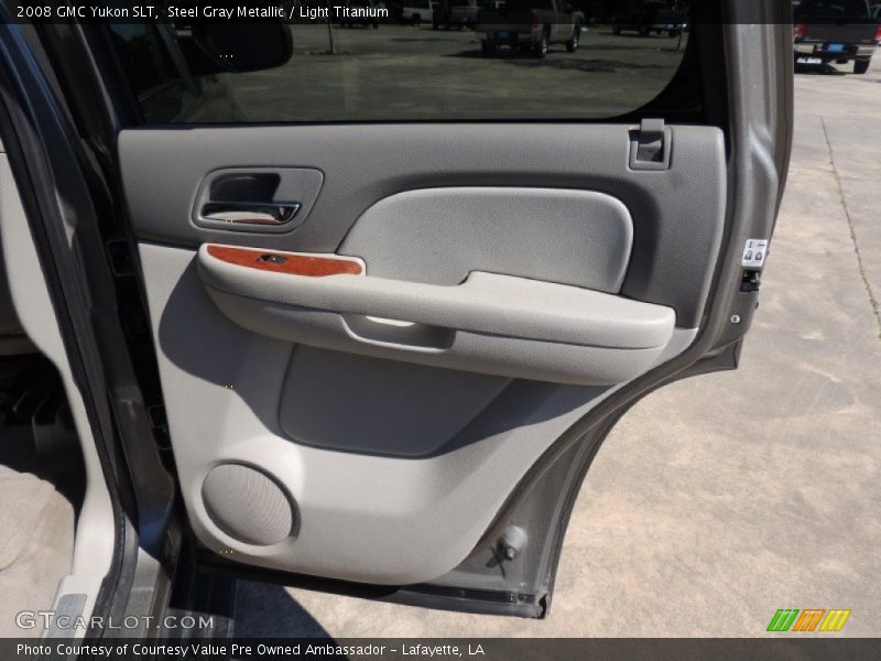 Steel Gray Metallic / Light Titanium 2008 GMC Yukon SLT