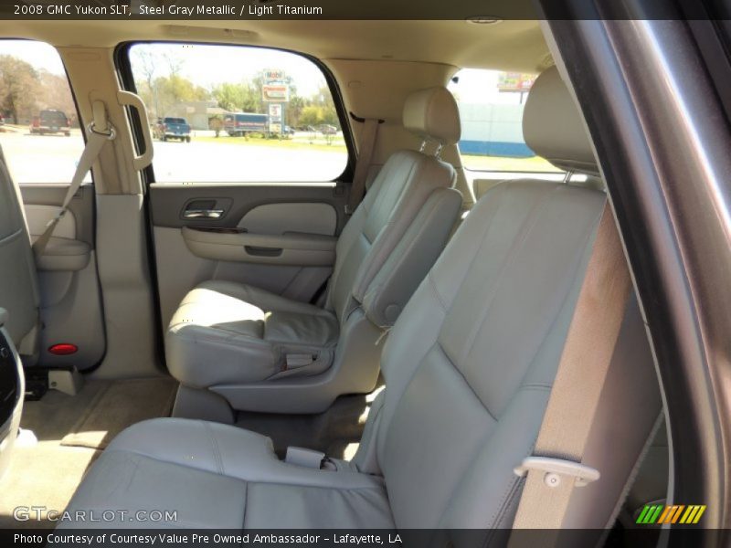 Steel Gray Metallic / Light Titanium 2008 GMC Yukon SLT