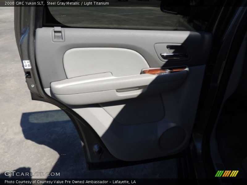 Steel Gray Metallic / Light Titanium 2008 GMC Yukon SLT