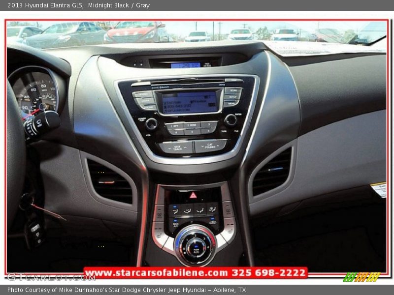 Midnight Black / Gray 2013 Hyundai Elantra GLS
