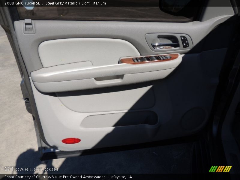Steel Gray Metallic / Light Titanium 2008 GMC Yukon SLT