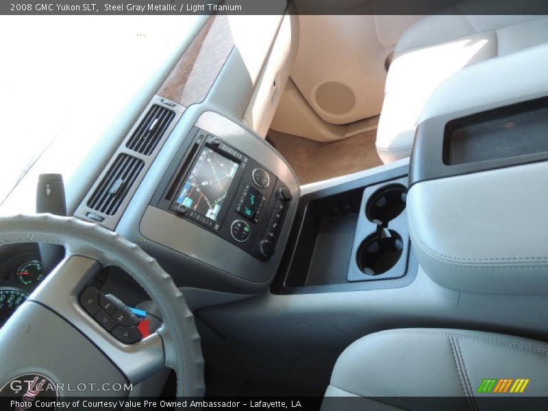 Steel Gray Metallic / Light Titanium 2008 GMC Yukon SLT