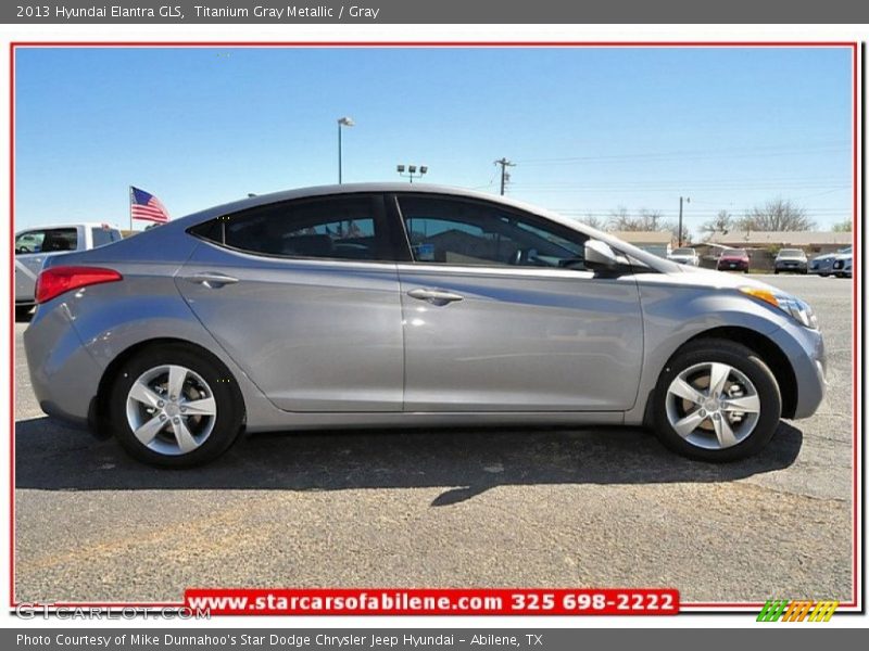 Titanium Gray Metallic / Gray 2013 Hyundai Elantra GLS