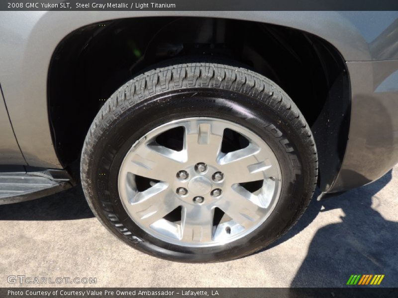 Steel Gray Metallic / Light Titanium 2008 GMC Yukon SLT