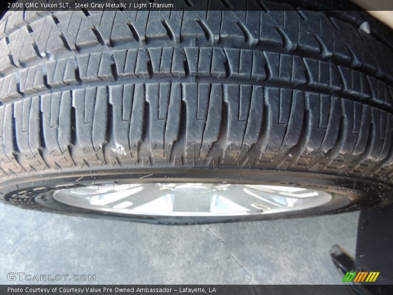 Steel Gray Metallic / Light Titanium 2008 GMC Yukon SLT