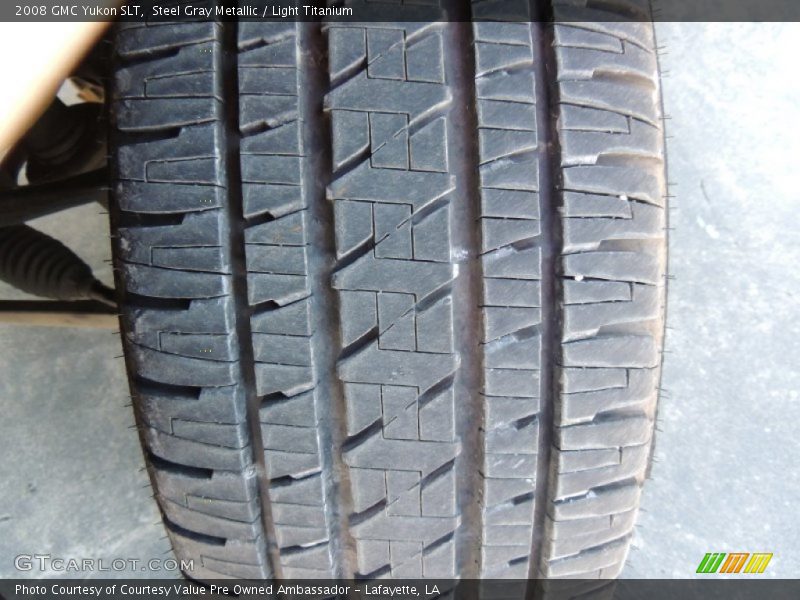 Steel Gray Metallic / Light Titanium 2008 GMC Yukon SLT