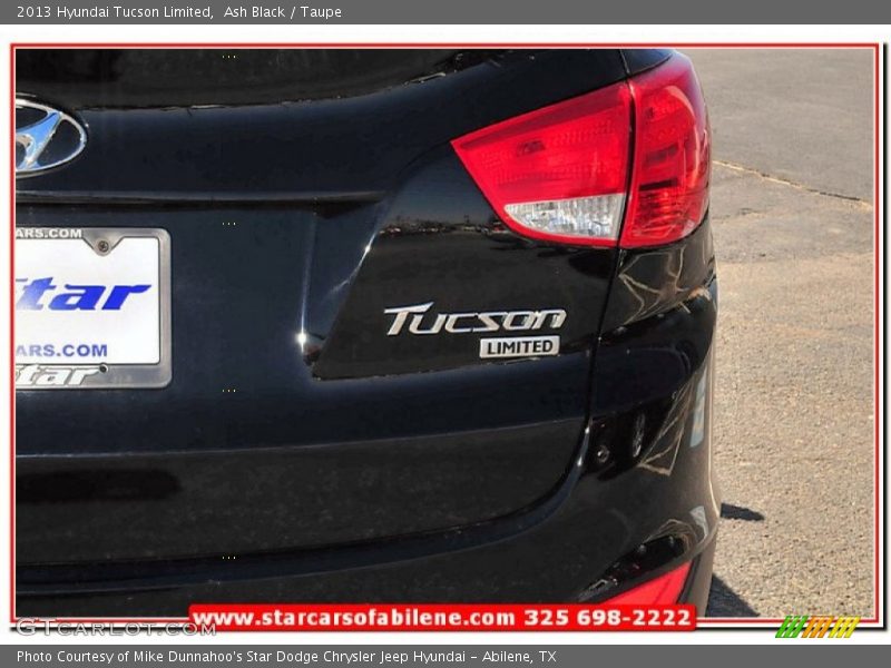 Ash Black / Taupe 2013 Hyundai Tucson Limited