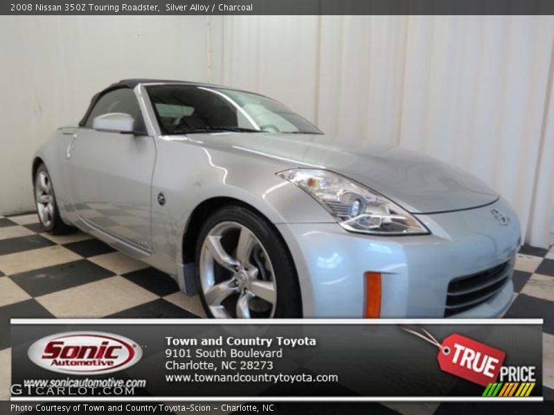 Silver Alloy / Charcoal 2008 Nissan 350Z Touring Roadster
