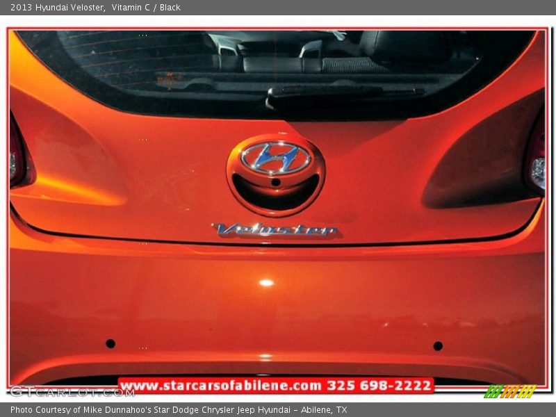 Vitamin C / Black 2013 Hyundai Veloster