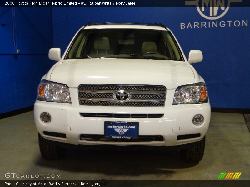 Super White / Ivory Beige 2006 Toyota Highlander Hybrid Limited 4WD