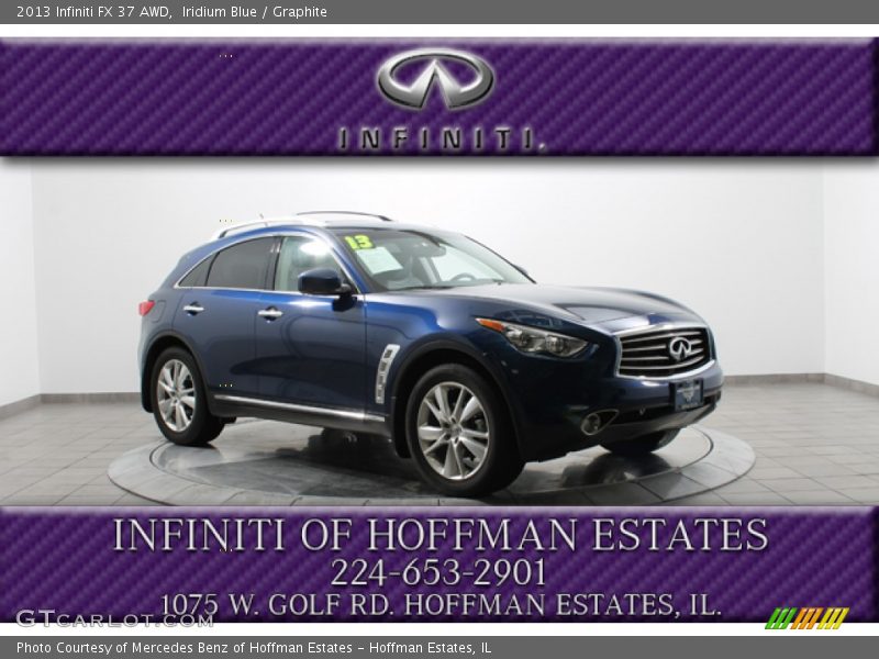 Iridium Blue / Graphite 2013 Infiniti FX 37 AWD