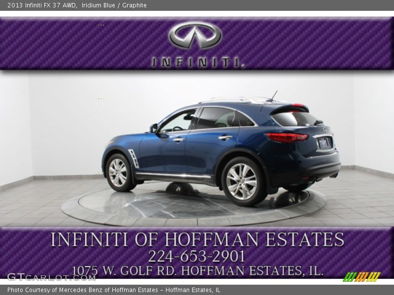Iridium Blue / Graphite 2013 Infiniti FX 37 AWD