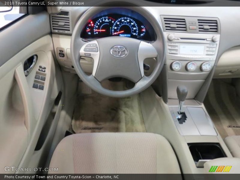 Super White / Bisque 2010 Toyota Camry LE