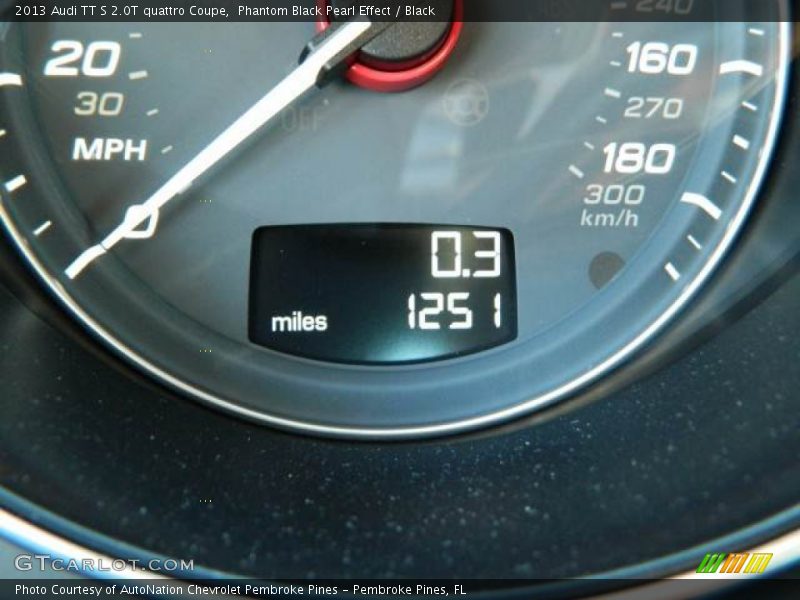Phantom Black Pearl Effect / Black 2013 Audi TT S 2.0T quattro Coupe