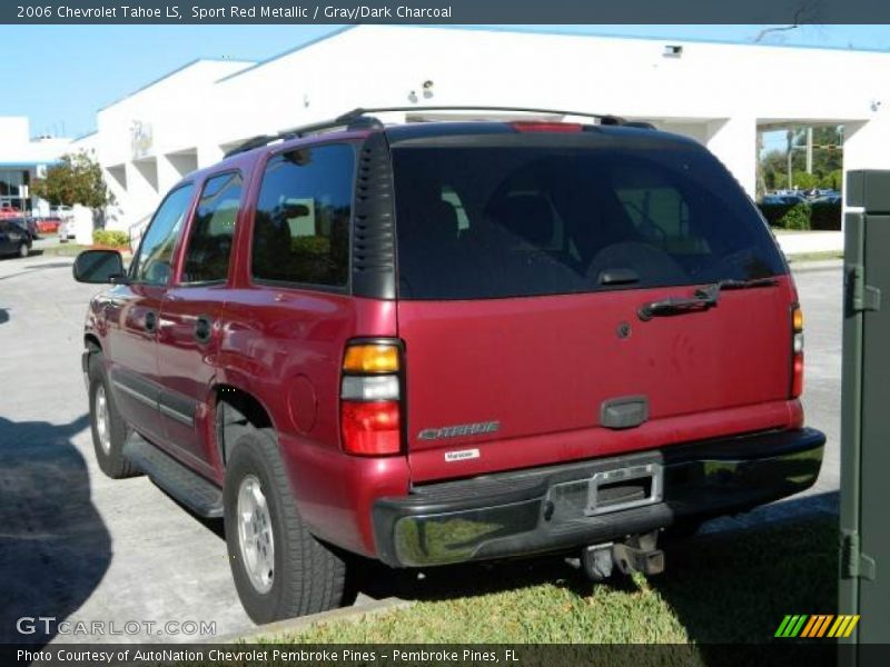 Sport Red Metallic / Gray/Dark Charcoal 2006 Chevrolet Tahoe LS