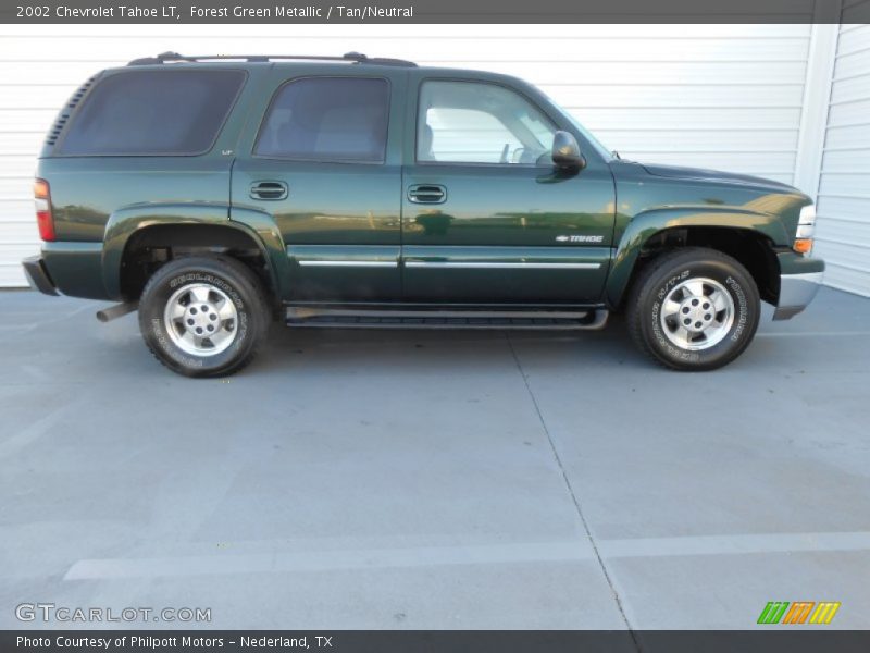 Forest Green Metallic / Tan/Neutral 2002 Chevrolet Tahoe LT