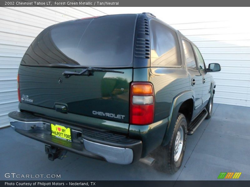 Forest Green Metallic / Tan/Neutral 2002 Chevrolet Tahoe LT
