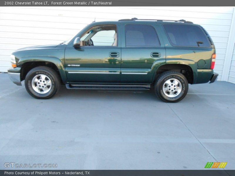 Forest Green Metallic / Tan/Neutral 2002 Chevrolet Tahoe LT