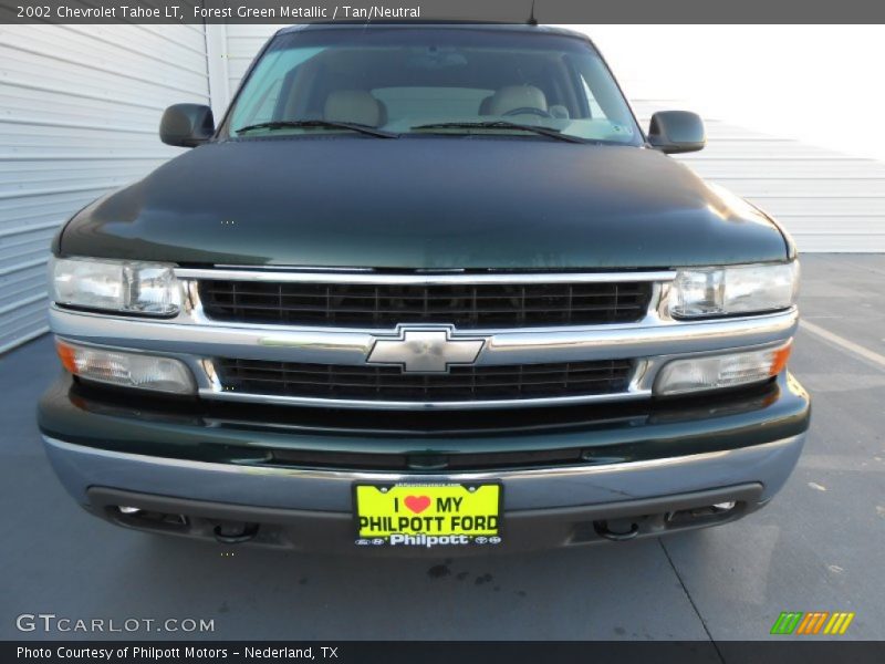 Forest Green Metallic / Tan/Neutral 2002 Chevrolet Tahoe LT