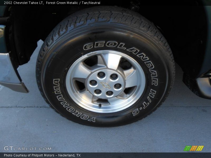 Forest Green Metallic / Tan/Neutral 2002 Chevrolet Tahoe LT