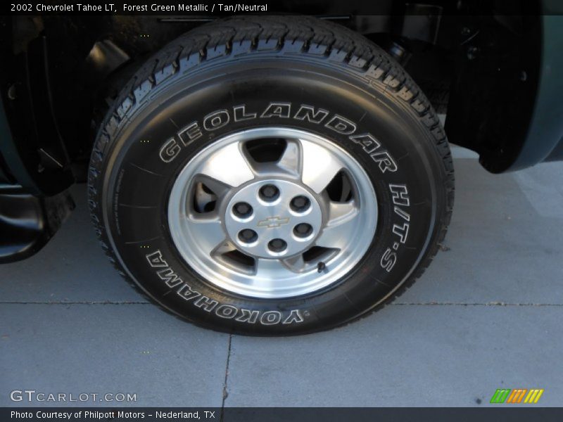 Forest Green Metallic / Tan/Neutral 2002 Chevrolet Tahoe LT