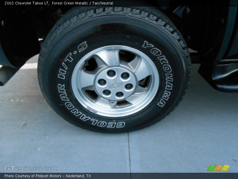 Forest Green Metallic / Tan/Neutral 2002 Chevrolet Tahoe LT