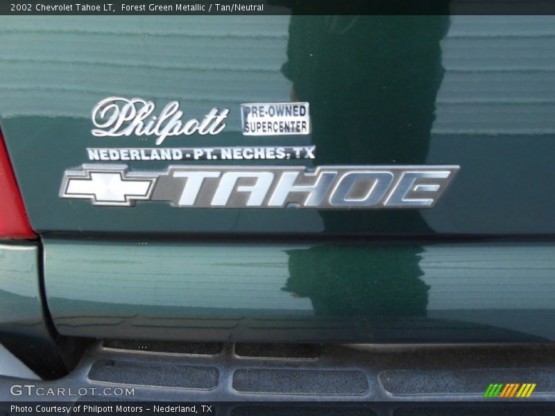 Forest Green Metallic / Tan/Neutral 2002 Chevrolet Tahoe LT
