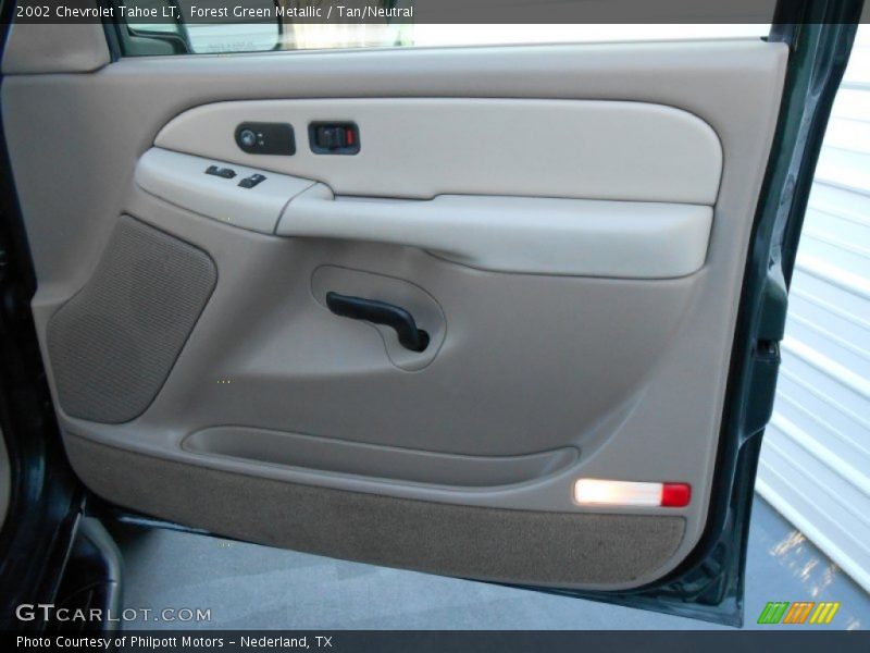 Forest Green Metallic / Tan/Neutral 2002 Chevrolet Tahoe LT