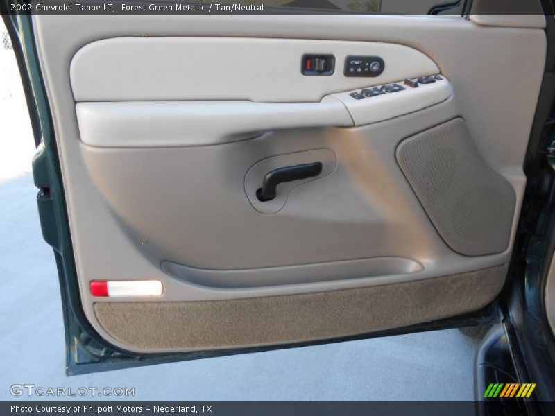 Forest Green Metallic / Tan/Neutral 2002 Chevrolet Tahoe LT