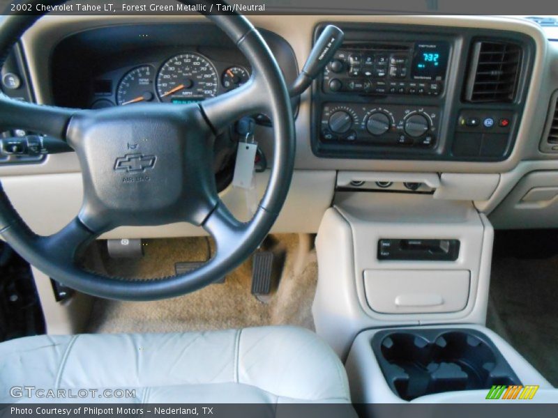 Forest Green Metallic / Tan/Neutral 2002 Chevrolet Tahoe LT