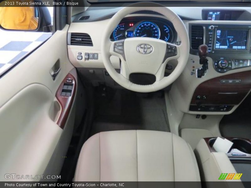 Black / Bisque 2013 Toyota Sienna XLE