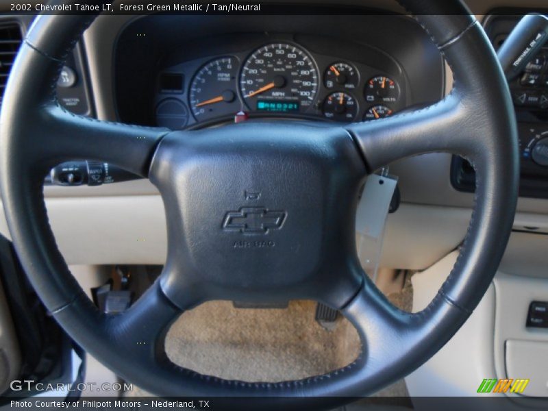 Forest Green Metallic / Tan/Neutral 2002 Chevrolet Tahoe LT