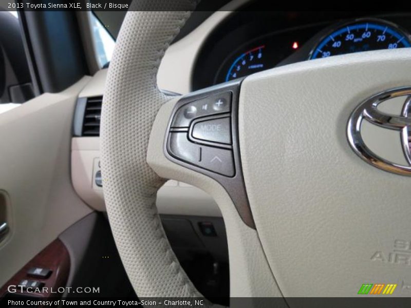 Black / Bisque 2013 Toyota Sienna XLE