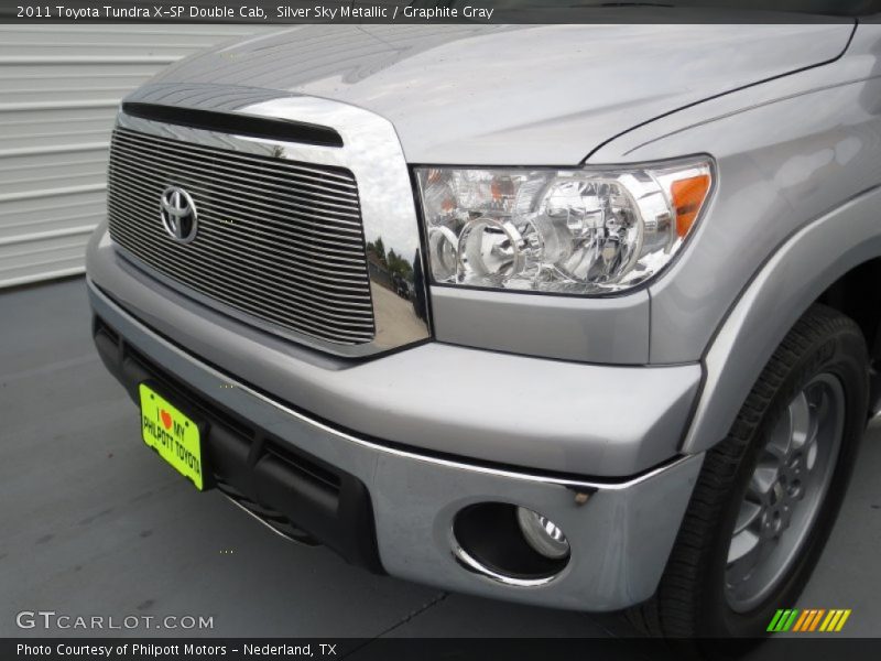 Silver Sky Metallic / Graphite Gray 2011 Toyota Tundra X-SP Double Cab