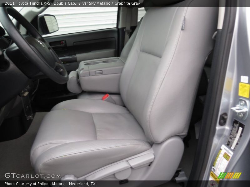 Front Seat of 2011 Tundra X-SP Double Cab