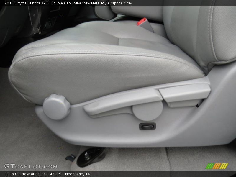 Front Seat of 2011 Tundra X-SP Double Cab