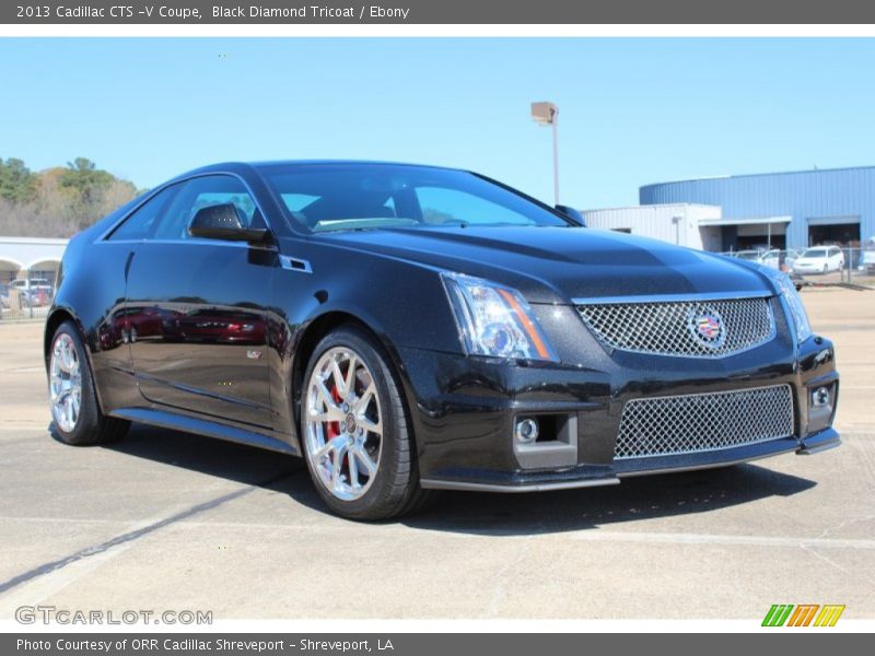 Black Diamond Tricoat / Ebony 2013 Cadillac CTS -V Coupe