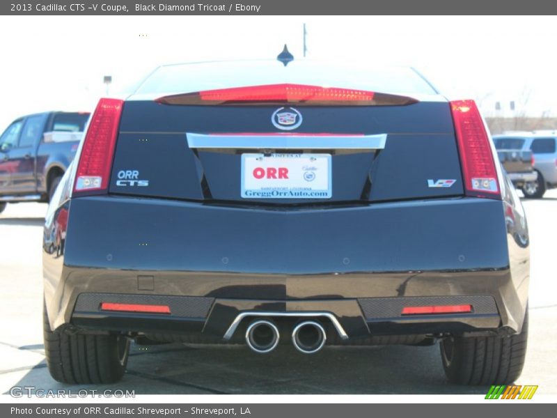 Black Diamond Tricoat / Ebony 2013 Cadillac CTS -V Coupe