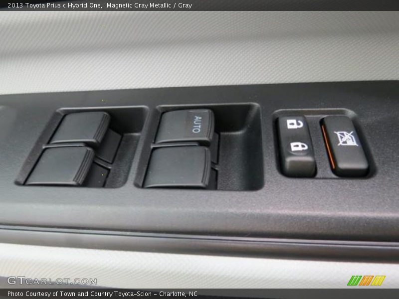 Controls of 2013 Prius c Hybrid One
