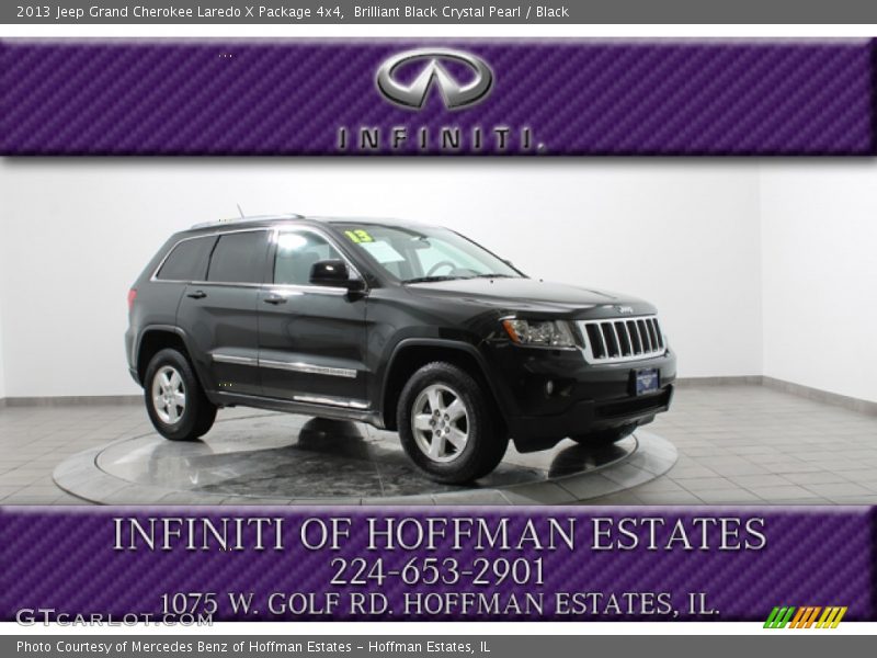 Brilliant Black Crystal Pearl / Black 2013 Jeep Grand Cherokee Laredo X Package 4x4