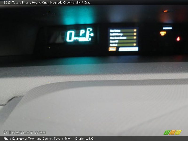 Magnetic Gray Metallic / Gray 2013 Toyota Prius c Hybrid One
