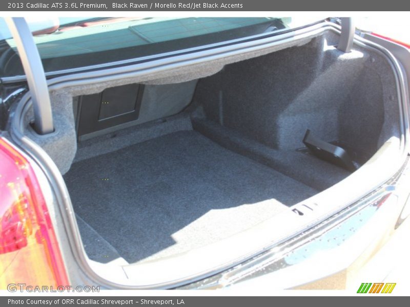 Black Raven / Morello Red/Jet Black Accents 2013 Cadillac ATS 3.6L Premium