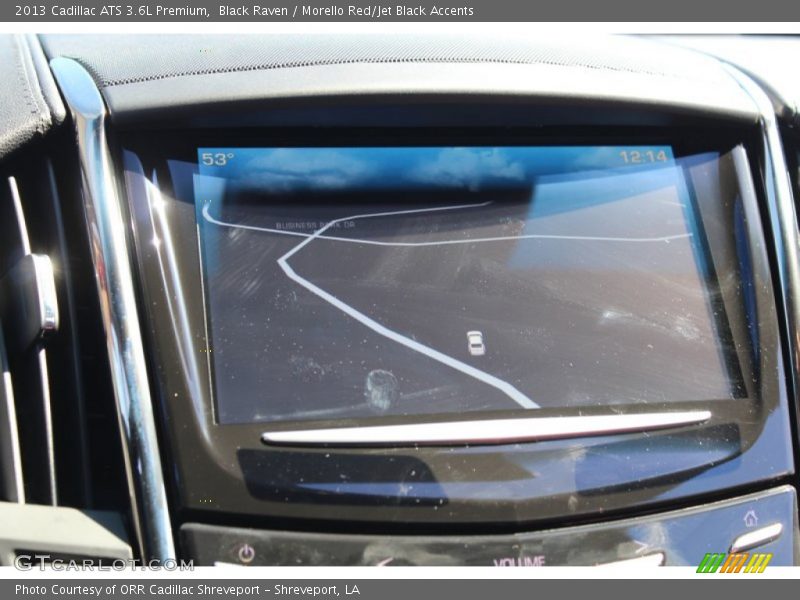 Black Raven / Morello Red/Jet Black Accents 2013 Cadillac ATS 3.6L Premium