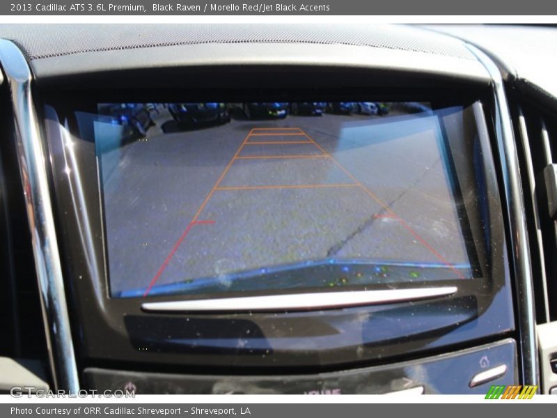Black Raven / Morello Red/Jet Black Accents 2013 Cadillac ATS 3.6L Premium